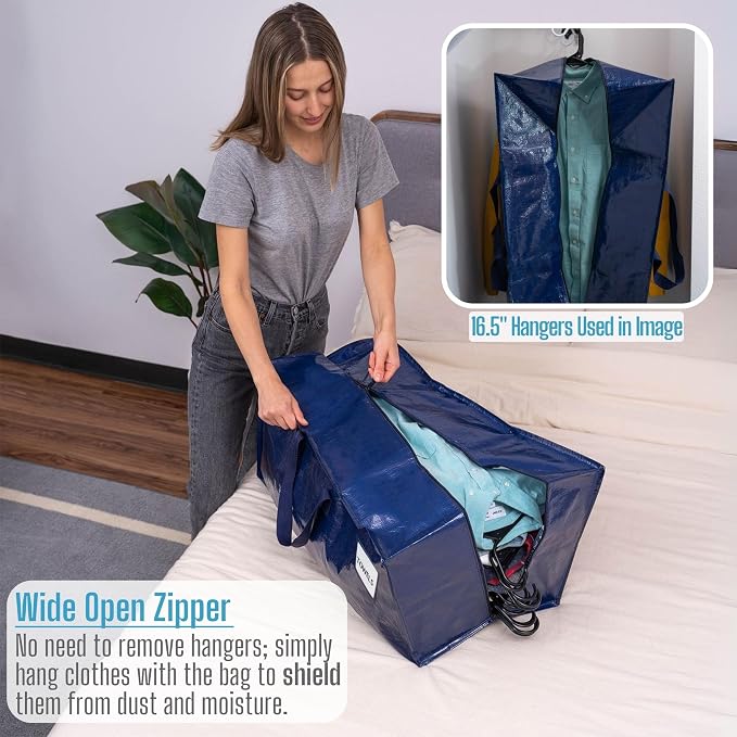 VENO 6 Pack Moving Bags w/Backpack Straps, Heavy Duty, Moving Boxes Alternative - Image 3