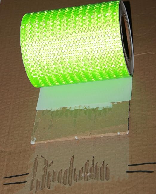 Green Reflective Tape Outdoor Waterproof 6 inch, High Visibility Hazard - Image 2