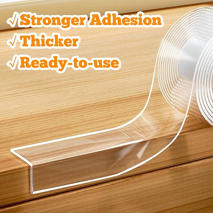 1.57 in x 9.84 FT, Self Adhesive Protective Bumper Guards - Image 7