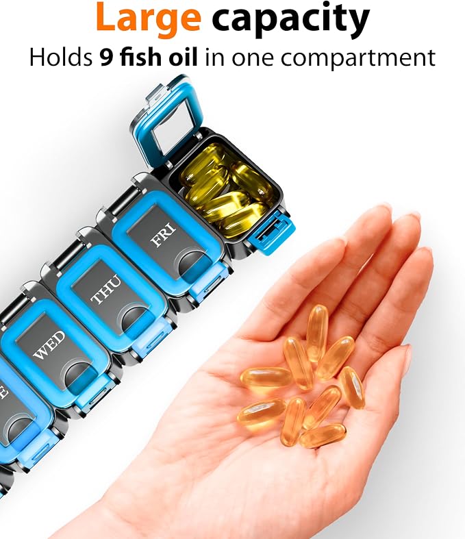 Large Weekly Pill Organizer 2 Times a Day – AM/PM Medicine Organizer - Image 6