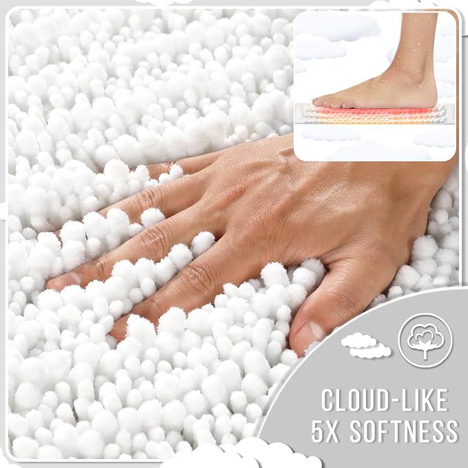 Yimobra Bathroom Rugs Non Slip Washable 32x20 Inch - Image 4