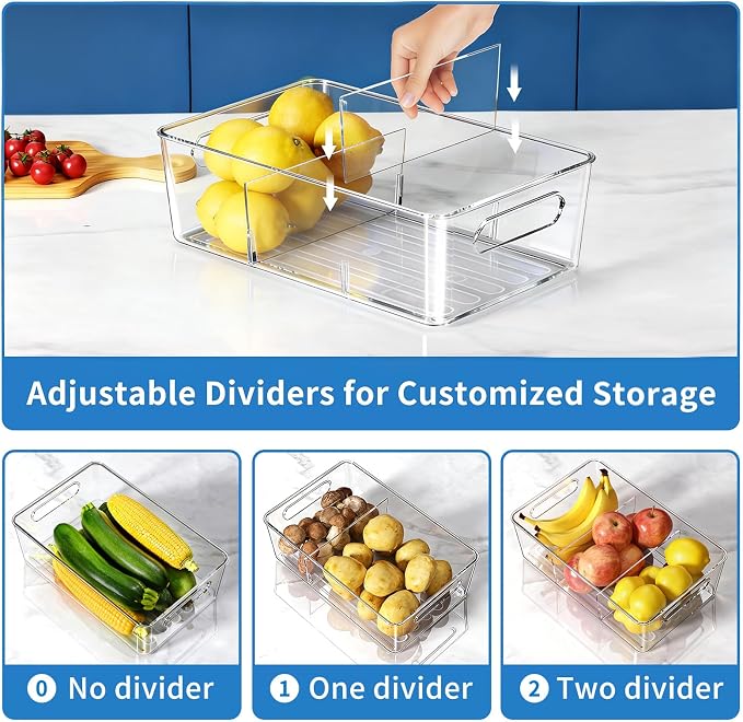 10 Pack Pantry Organizers and Storage, Fridge Organization and Storage - Image 6