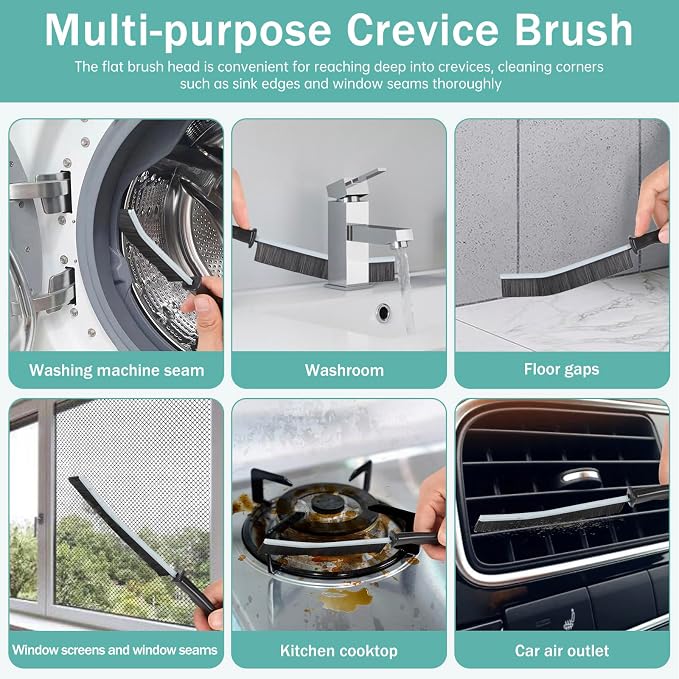 Crevice Cleaning Brush，Hard-Bristled Grout Brush，2024 New Multifunctional Gap - Field & Grace