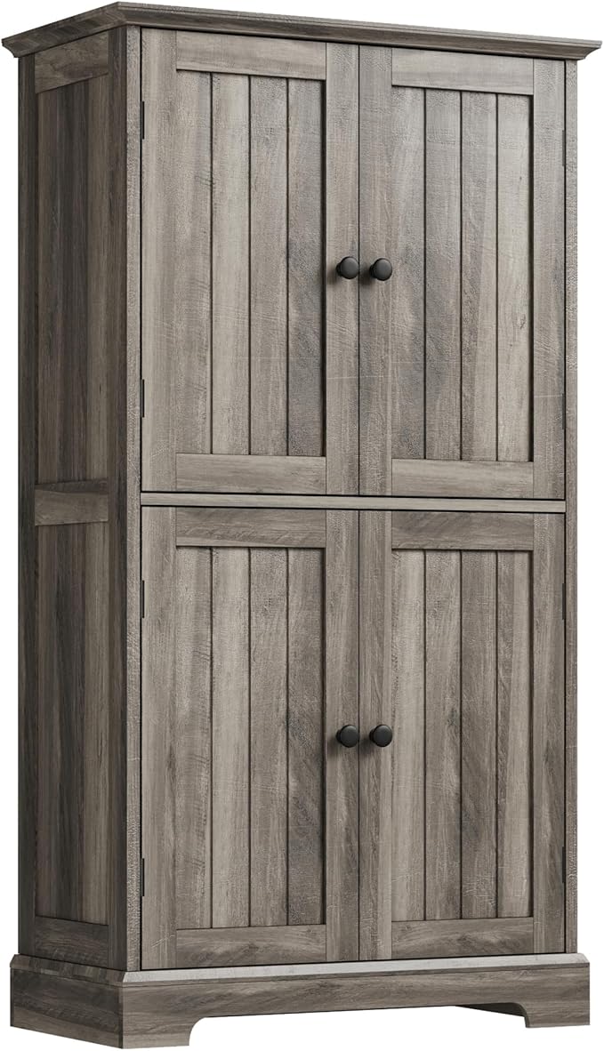 ChooChoo Bathroom Floor Cabinet, Farmhouse Bathroom Storage Cabinet by ChooChoo