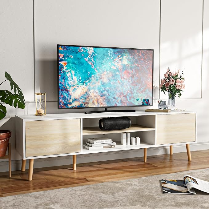 TV Stand for 75 Inch TV, Entertainment Center - Image 2