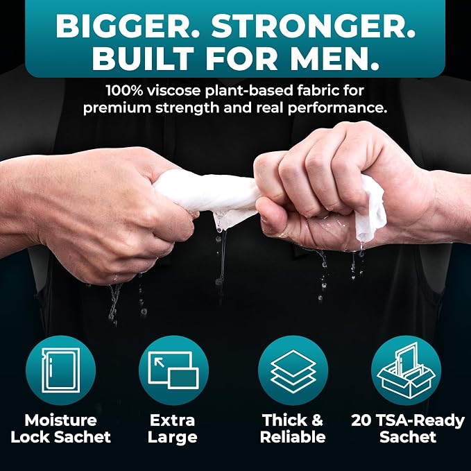 Dura Cleanse Travel Body Wipes -Maximum Cleaning Power - Image 5