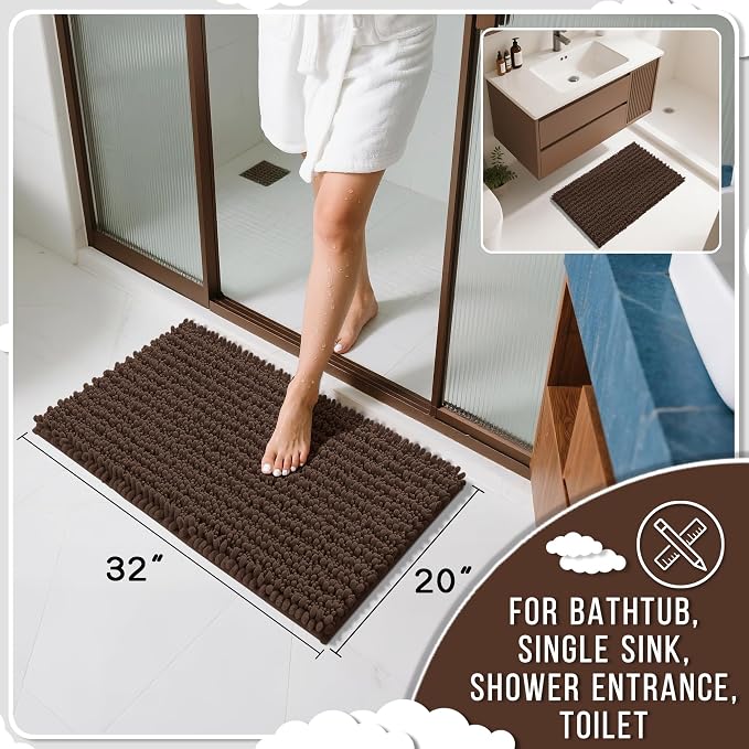 Yimobra Bathroom Rugs Non Slip Washable 32x20 Inch - Image 2
