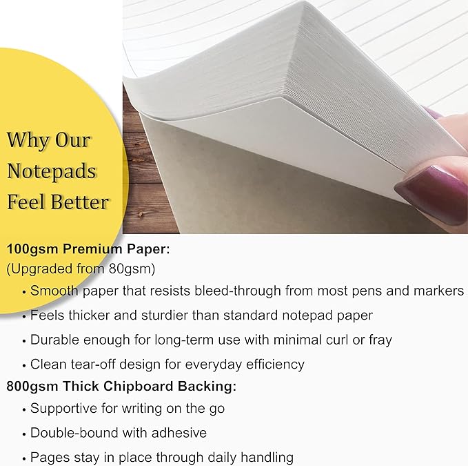 Activity Log Notepads Pad Planners to List a Task, Action or Contact. A - Field & Grace