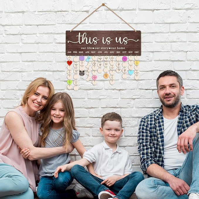 Family Birthday Calendar Board Wall Hanging - Image 6