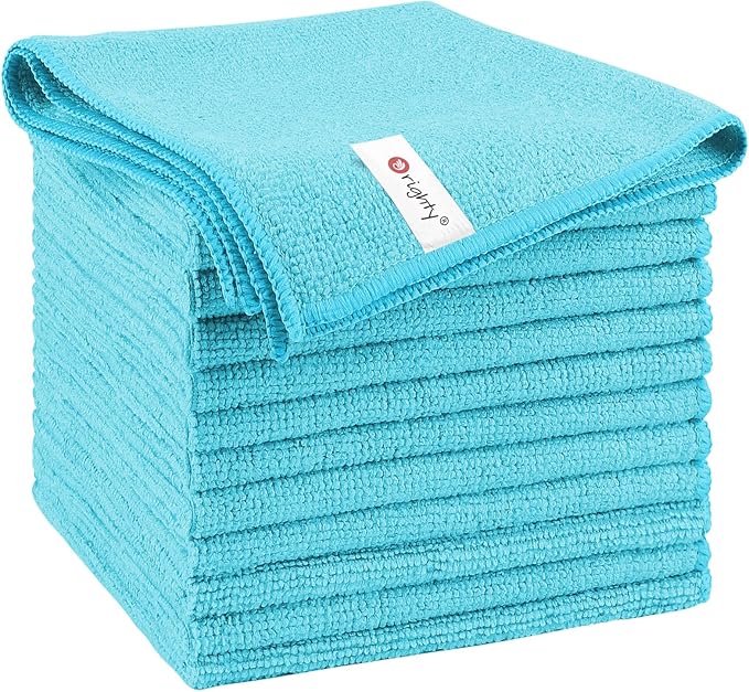 Orighty Microfiber Cleaning Cloth, 12 Pack Microfiber Towels - Field & Grace