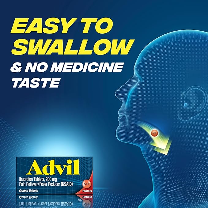 Advil Pain Reliever and Fever Reducer, Pain Relief Medicine - Image 5