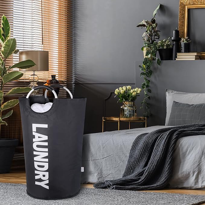 Laundry Basket Extra Large Collapsible Clothes Hamper Bag - Image 3