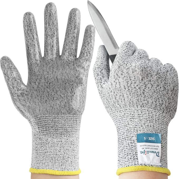 Dowellife Level 5 Cut Resistant Gloves by Dowellife