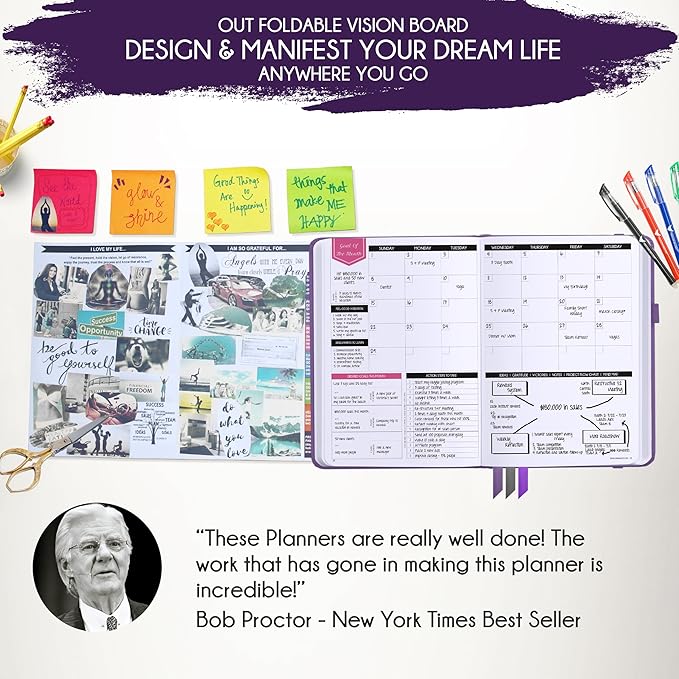 Law of Attraction Planner – Undated Hourly, Weekly & Monthly Goal Setting - Image 6