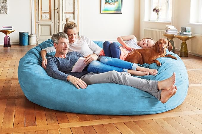 Lumaland Luxurious Giant 7ft Bean Bag Chair - Image 2