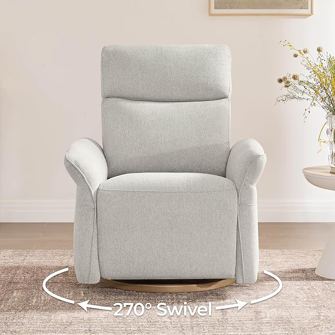 CHITA Power Recliner Chair, Electric Triple-Motor Swivel Glider Nursery Rocking - Image 2