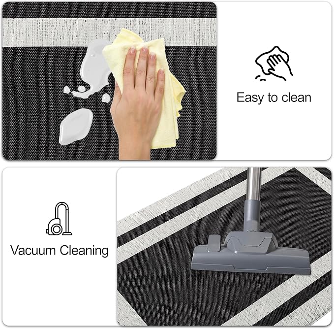 Anti Fatigue Mats for Kitchen Floor, Cushioned Anti Fatigue Kitchen Rugs 17.3"x - Image 3