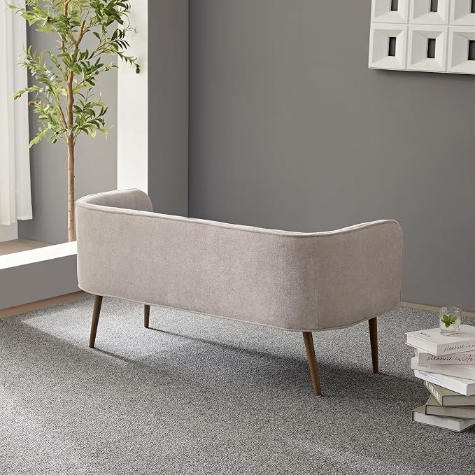 Bedroom Bench with Low Back, Inside Metal Frame, Extra Seat - Image 9