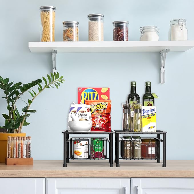 Simple Houseware Stackable Basket Drawer - Image 6