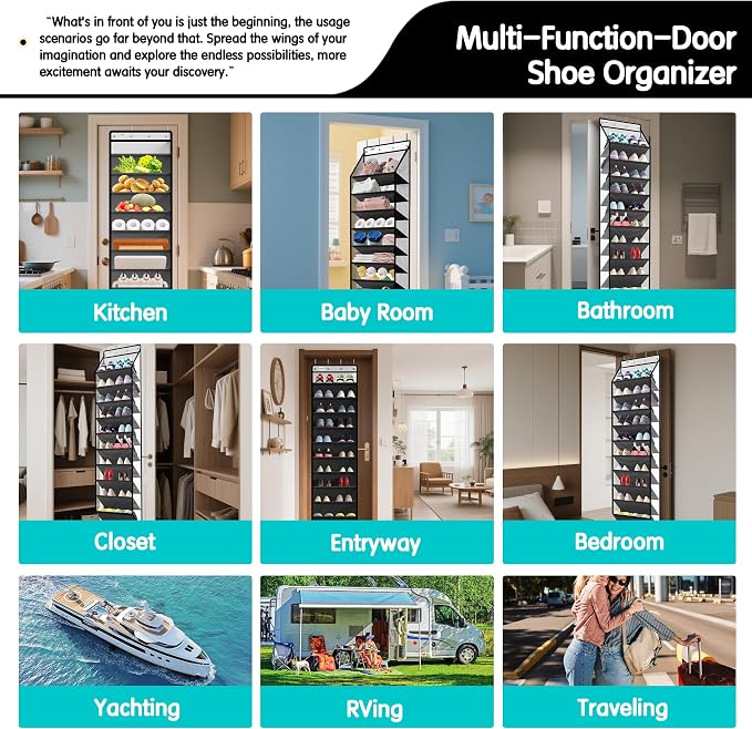 10 Tier Hanging Shoe Rack - Image 6