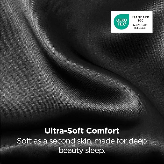 Bedsure King Size Satin Pillowcase Set of 2 - Image 6