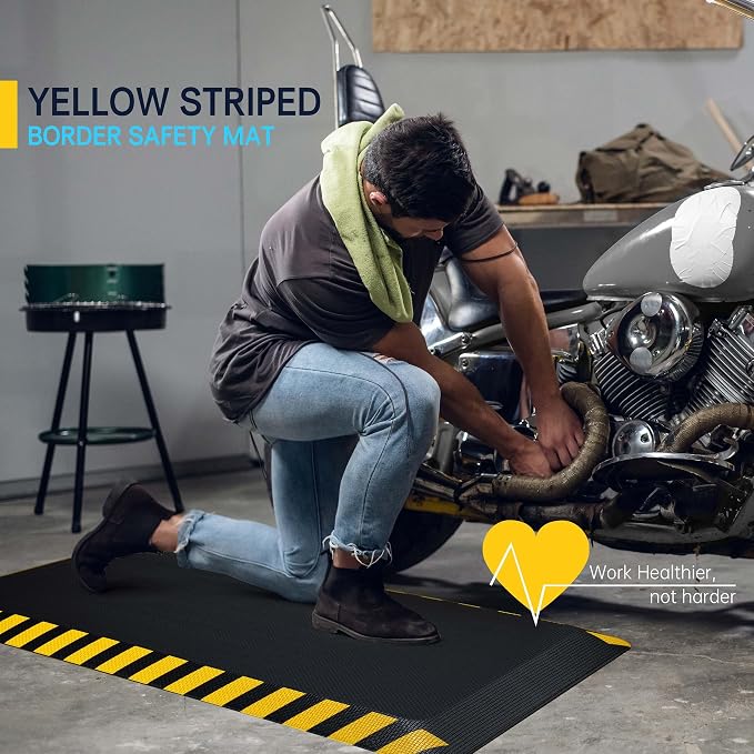 FEATOL Anti Fatigue Mat Industrial, Ergonomic Standing Floor Mat - Image 6