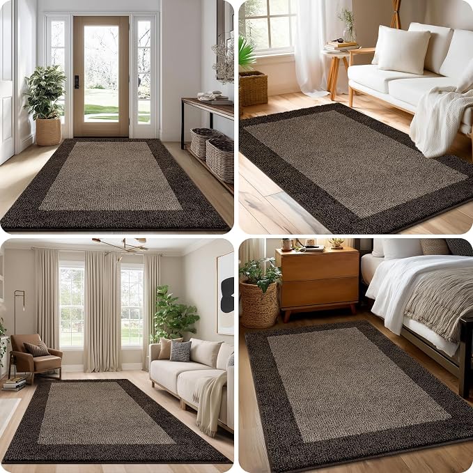 Washable Area Rug 48" x 72", Non Slip Kitchen Rug - Image 5