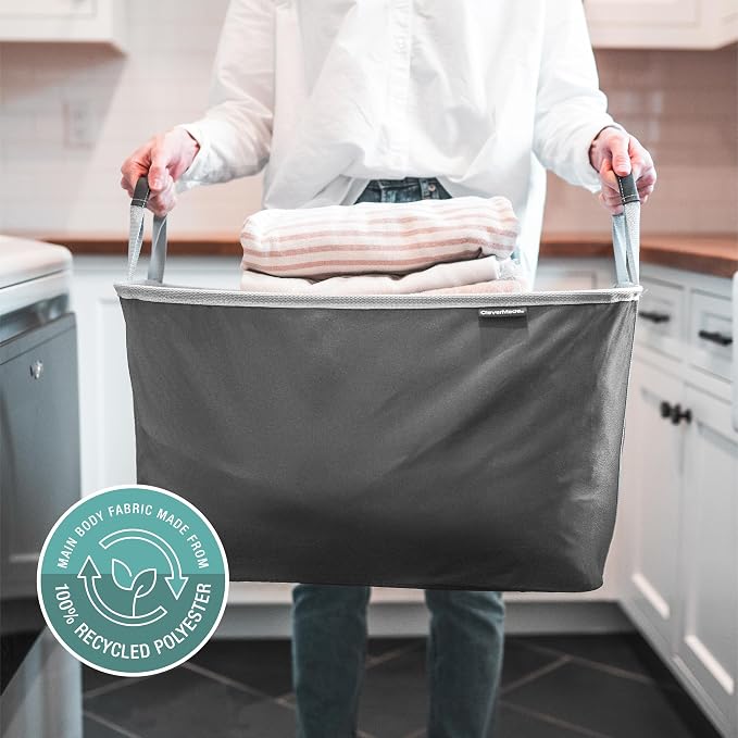 CleverMade Collapsible Laundry Basket Hamper - Field & Grace