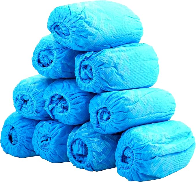G & F Products Disposable Shoe Covers, Slip-Resistant Booties, Heavy-Duty - Image 3