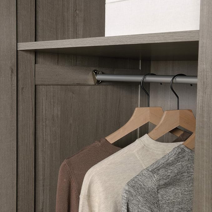 Sauder Select Multipurpose Bedroom Armoire Wardrobe Closet Pantry Storage - Image 5