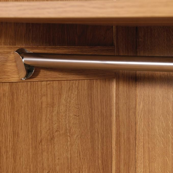 Sauder Storage Cabinet, Highland Oak Finish - Image 7