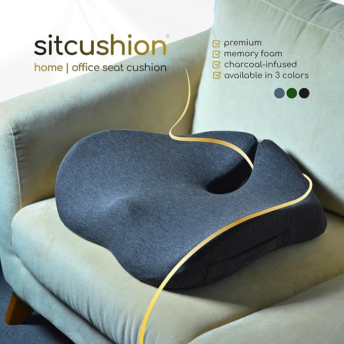 X Large Seat Cushions for Office Chairs, Car & Truck. Ergonomic Gaming Chair - Image 10