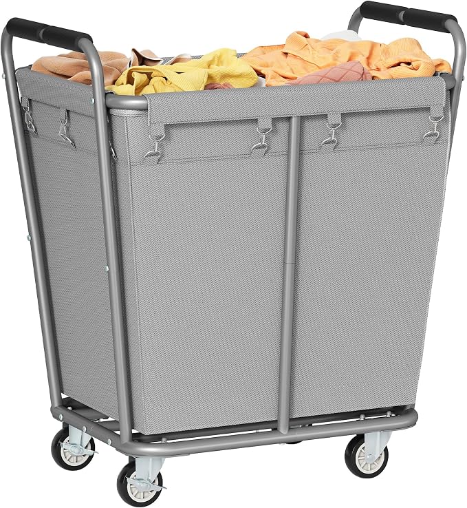 Hoctieon Large Laundry Cart - Field & Grace