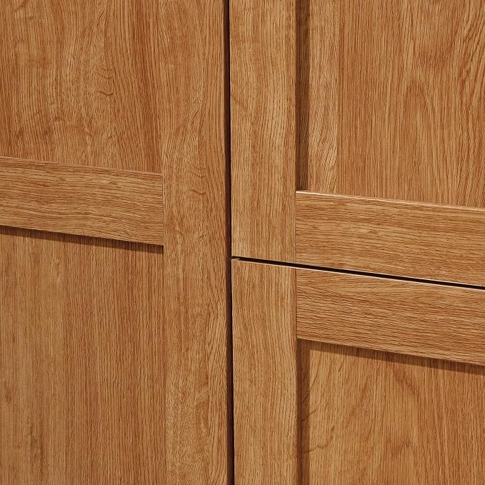 Sauder Storage Cabinet, Highland Oak Finish - Image 9