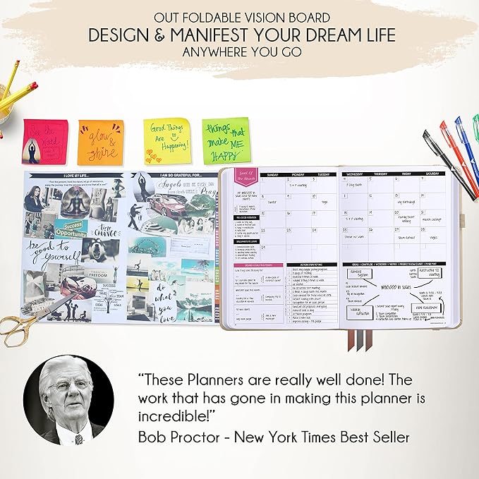 Law of Attraction Planner – Undated Hourly, Weekly & Monthly Goal Setting - Image 7