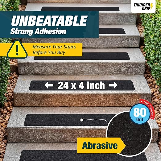 Outdoor Stair Treads Non Slip 24" x 4" - Image 3
