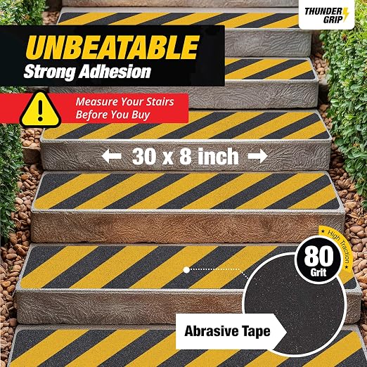 Black and Yellow Non Slip Strips - Image 3