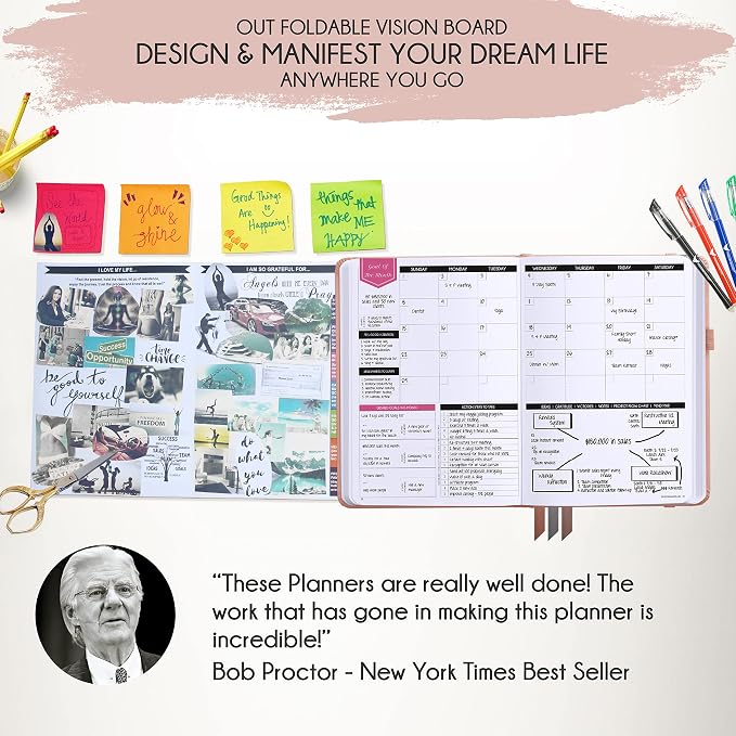 Law of Attraction Planner – Undated Hourly, Weekly & Monthly Goal Setting - Image 7