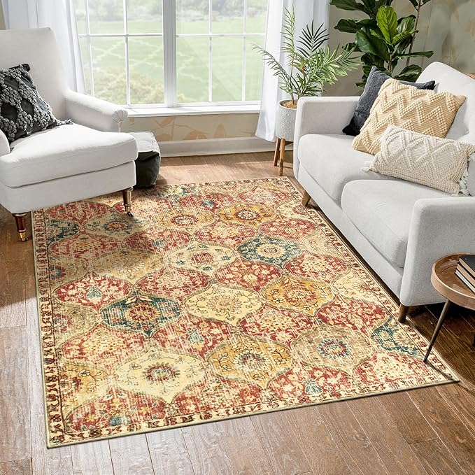 Lahome Moroccan Machine Washable Rugs by Lahome