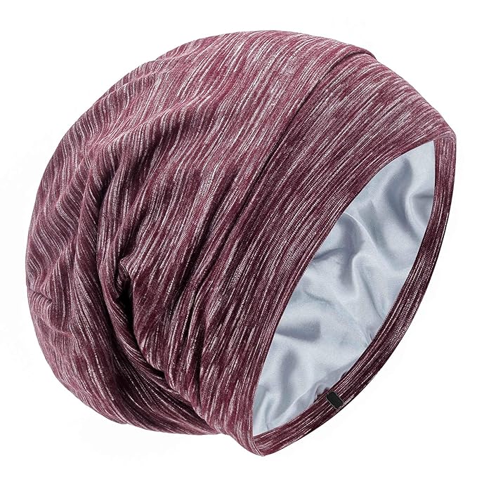 Silk Satin Lined Bonnet Sleep Cap by GBSelected