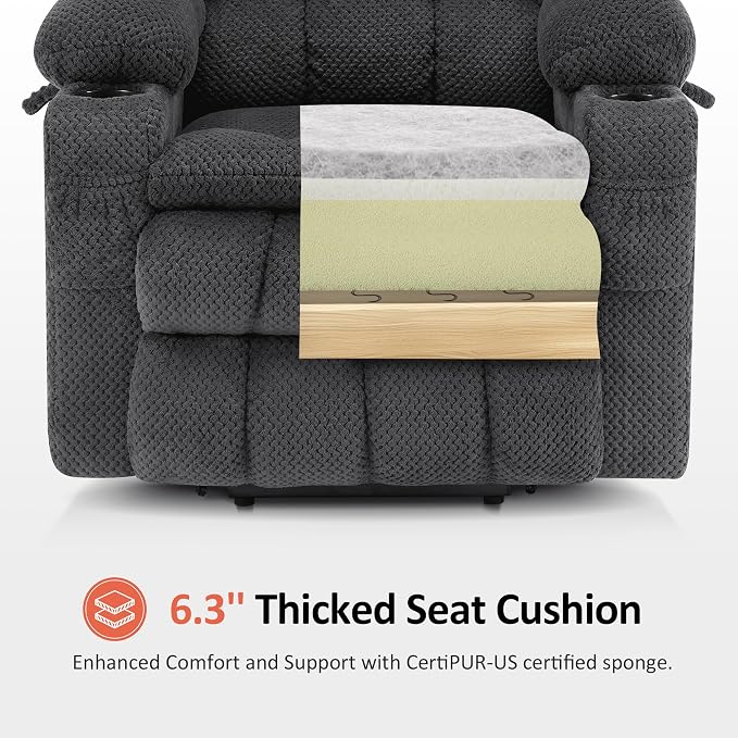 MCombo Dual Motor Power Lift Recliner Chair - Image 9