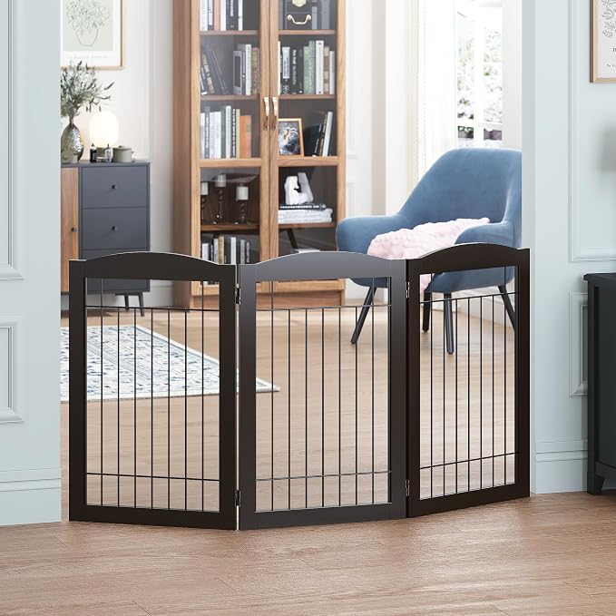 Spirich Freestanding Wire Pet Gate by SpirichLLC