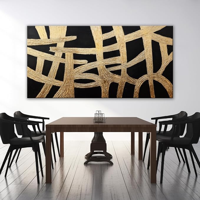 Abstract Wall Art Paintings Wall Decor Large Canvas Wall Art Decor Black And - Image 6
