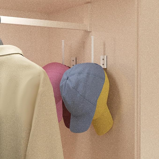 2 Pack Hat Racks for Baseball Caps, Stainless Steel Hat Organizer for Baseball - Image 9