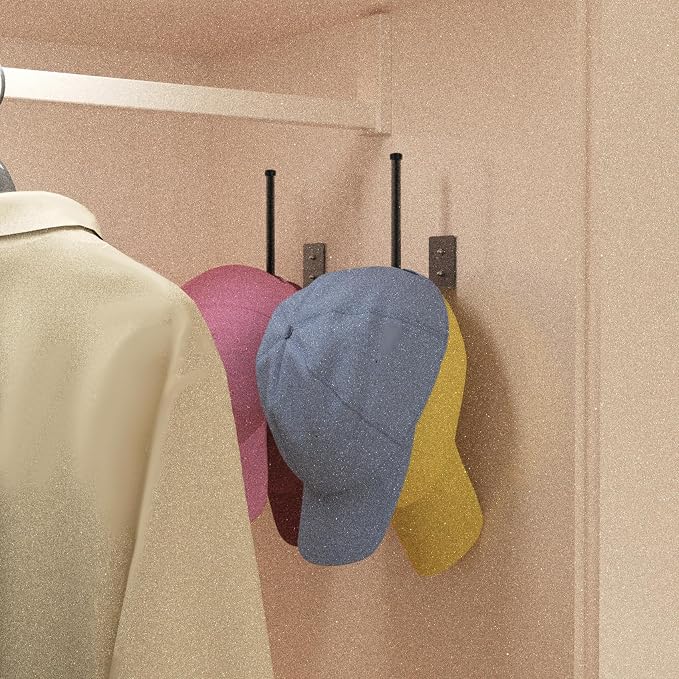 2 Pack Hat Racks for Baseball Caps, Stainless Steel Hat Organizer for Baseball - Image 9