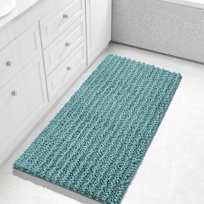 Yimobra Long Bathroom Rugs Non Slip Washable 44x24 Inch - Field & Grace