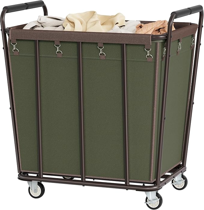 Hoctieon Large Laundry Cart - Field & Grace