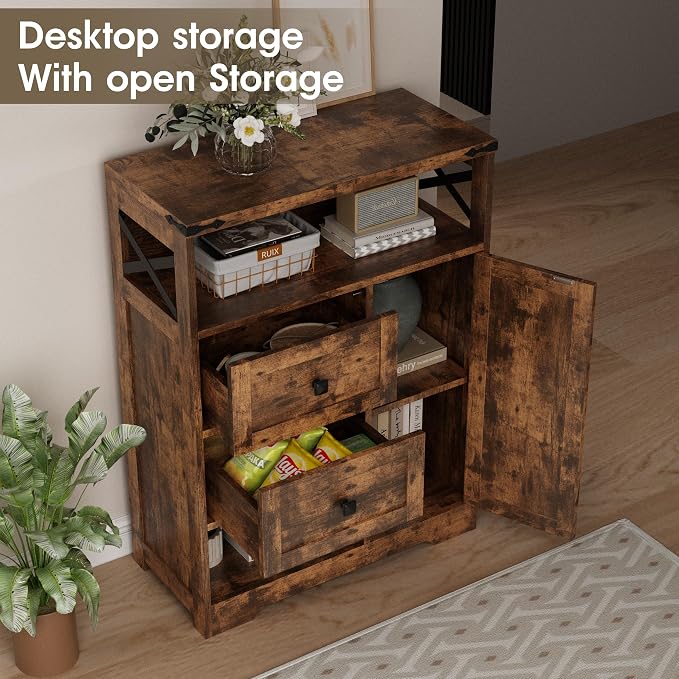 Fameill Farmhouse Storage Cabinet - Image 4