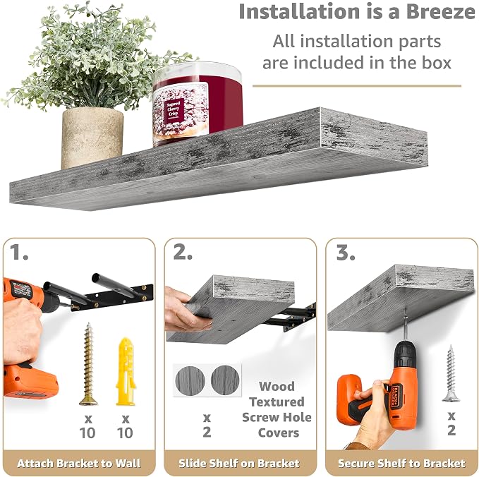 Sorbus Floating Shelves for Wall - Image 5