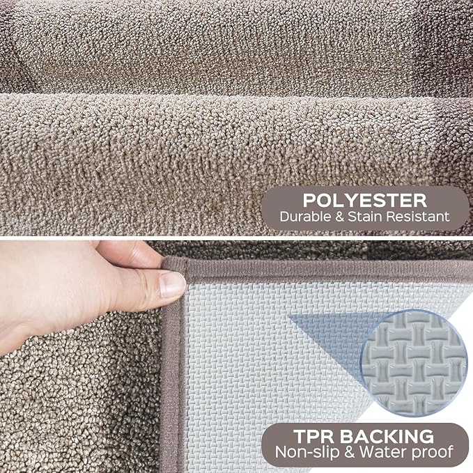 Machine Washable Runner Rug 32" x 120", Non Slip Kitchen Mat - Image 3